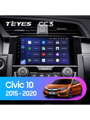 Teyes CC3 Honda Civic 10 FC FK 2015-2020 9" Штатная магнитола