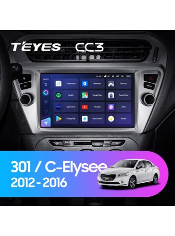 Teyes CC3 Peugeot 301 For Citroen C-Elysee CElysee (1 Din) 2012-2016 9" Штатна магнітола