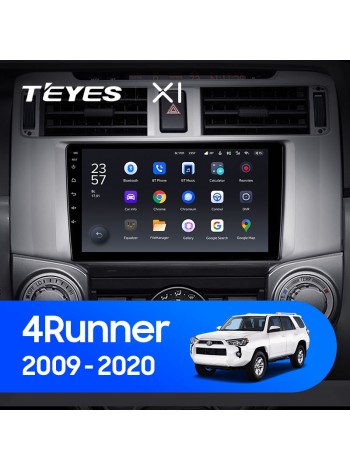 Teyes X1 2+32Gb Toyota 4Runner 5 N280 2009 - 2020 9" Штатна магнітола