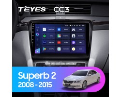 Teyes CC3 Skoda Superb 2 B6 2008-2015 10" Штатна магнітола