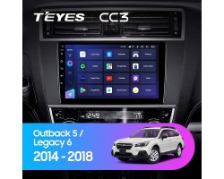 Teyes CC3 Subaru Outback 5 2014-2018 Legacy 6 2014-2017 9" Штатная магнитола