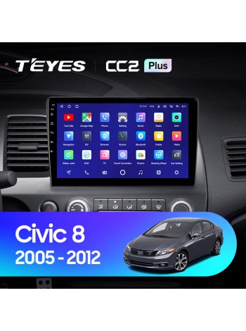 Teyes CC2 PLUS Honda Civic 8 FK FN FD 2005-2012 10" Штатна магнітола