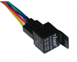 Реле с гнездом Tiger 40A 12V