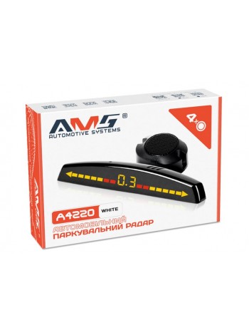 Паркувальний радар AMS A4220 White