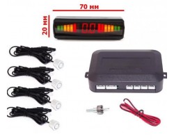 Паркувальний радар Baxster PS-418-11 білий