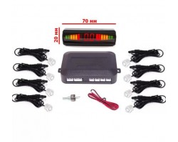 Парковочный радар Baxster PS-818-11 белый