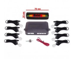 Парковочный радар Baxster PS-818-11 серебристый