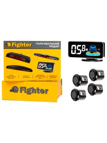 Паркувальний радар Fighter FPS-4L Black