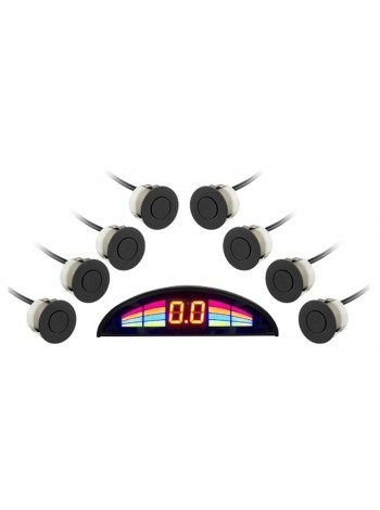 Паркувальний радар GT P Rainbow 8 black
