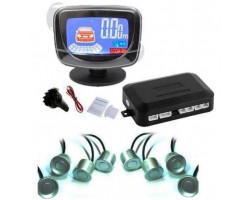 Паркувальний радар iDial D069-8 LCD срібло