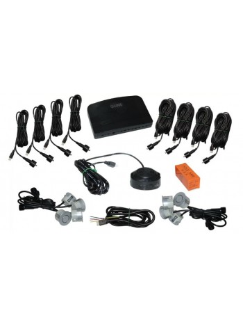 Парковочный радар Qline ParkSense Easy 8 Silver