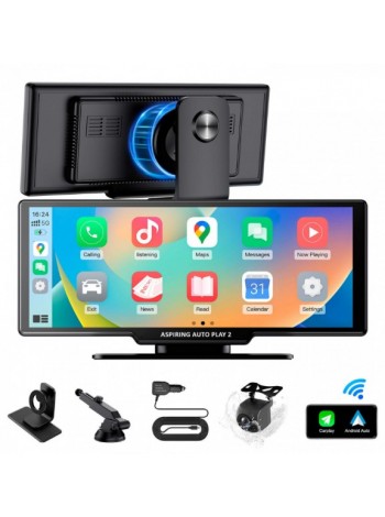 Монітор портативний Aspiring Auto Play 2, Magnet, CarPlay, Android auto