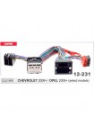 Перехідник для магнітол Chevrolet, Opel Carav 12-231