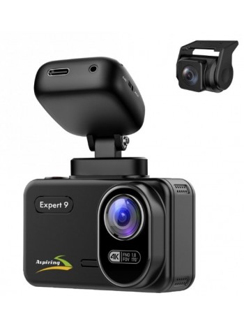 Відеореєстратор Aspiring Expert 9 Speedcam, WI-FI, GPS, 2K, 2 cameras